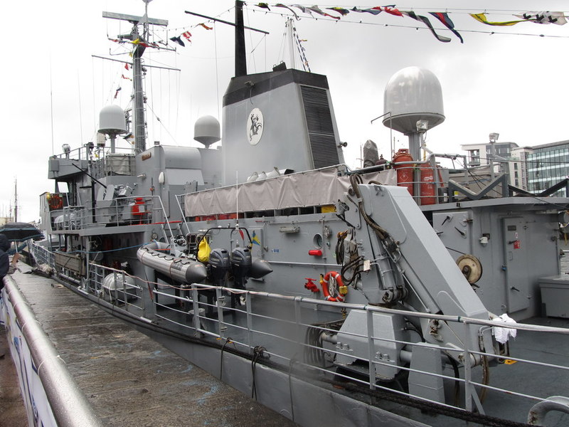 A BOFORS 40mm L70 on the L É EMER Eric Jones Geograph Ireland