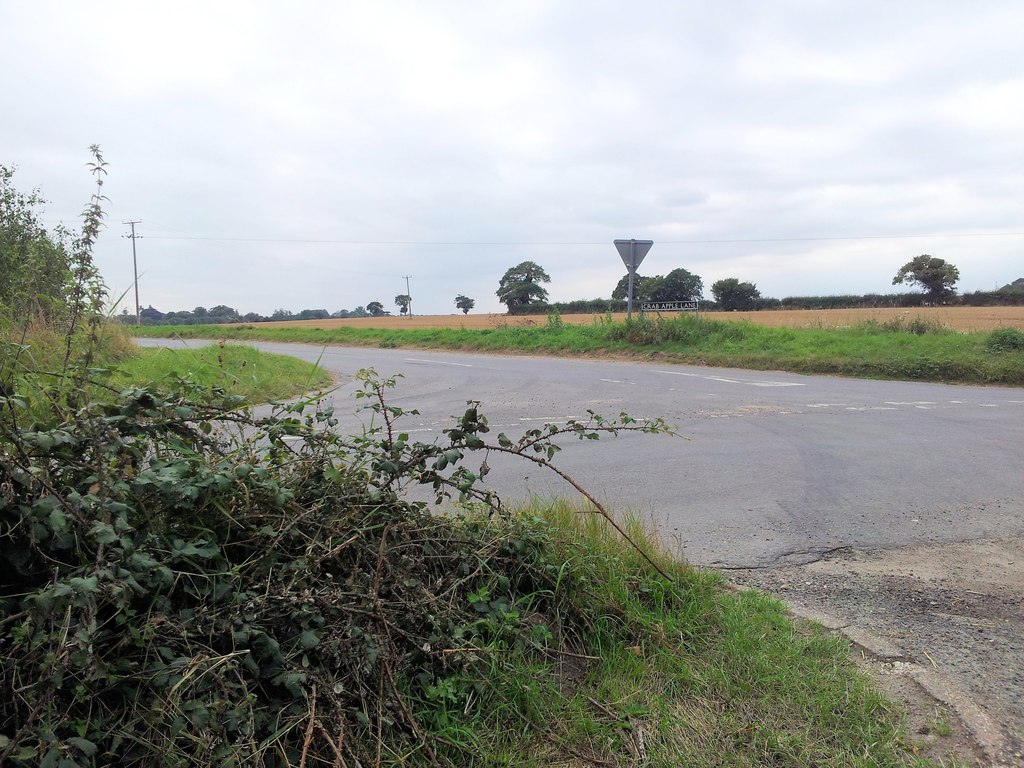 Junction Of Crab Apple Lane And Church Helen Steed Geograph