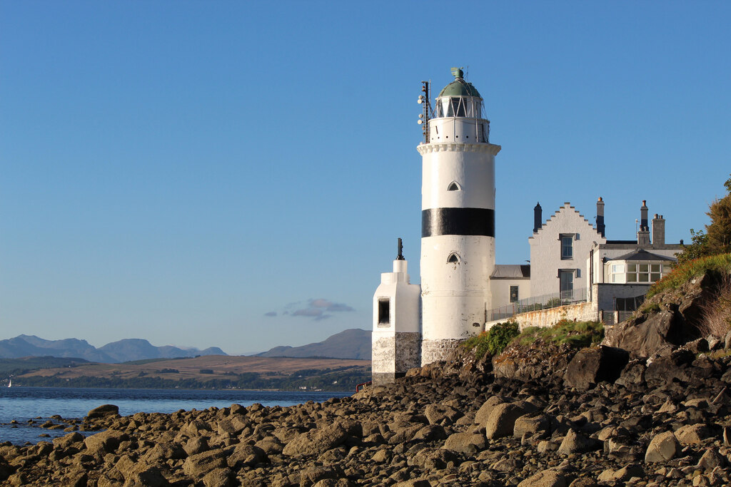 Cloch Lighthouse Thomas Nugent Geograph Britain And Ireland