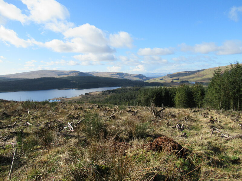 Clear Felled Area On Cairnoch Hill Alan O Dowd Geograph Britain