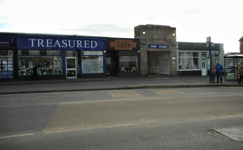 Entrance To Largs Station Richard Sutcliffe Geograph Britain And