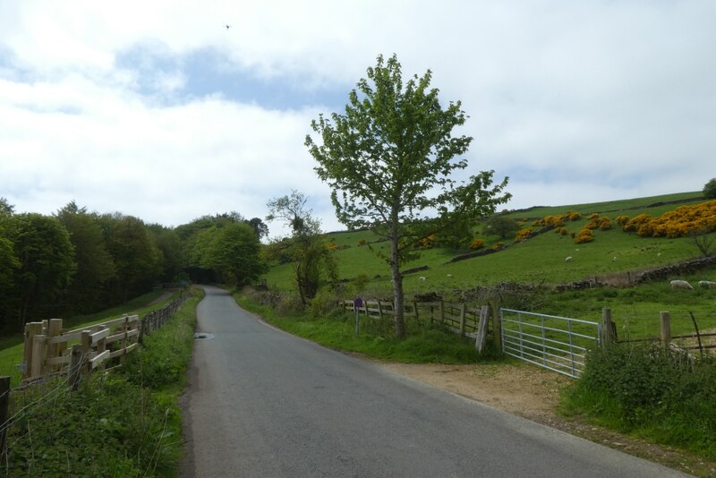 Quarry Lane Passing Cod Beck Reservoir DS Pugh Geograph Britain