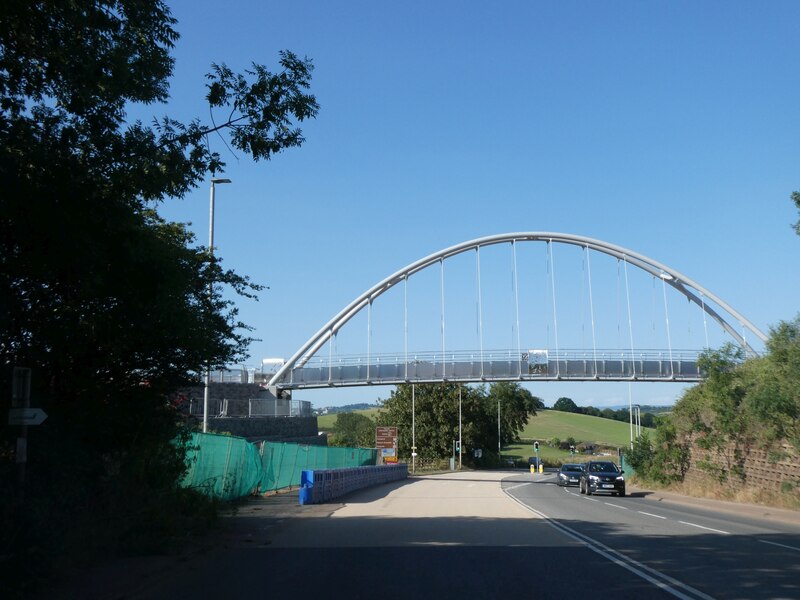 Footbridge Over A Between Alphington David Smith Geograph