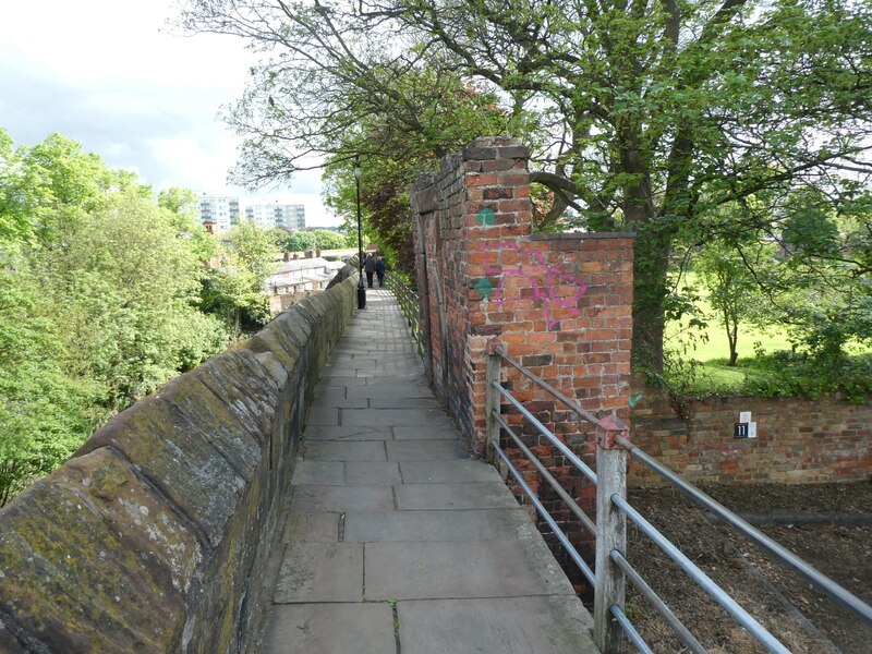 A Stretch Of Chester Walls North Side David Smith Geograph