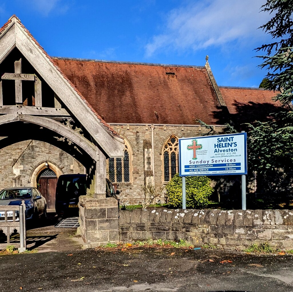 St Helen S Alveston Information Board Jaggery Geograph Britain