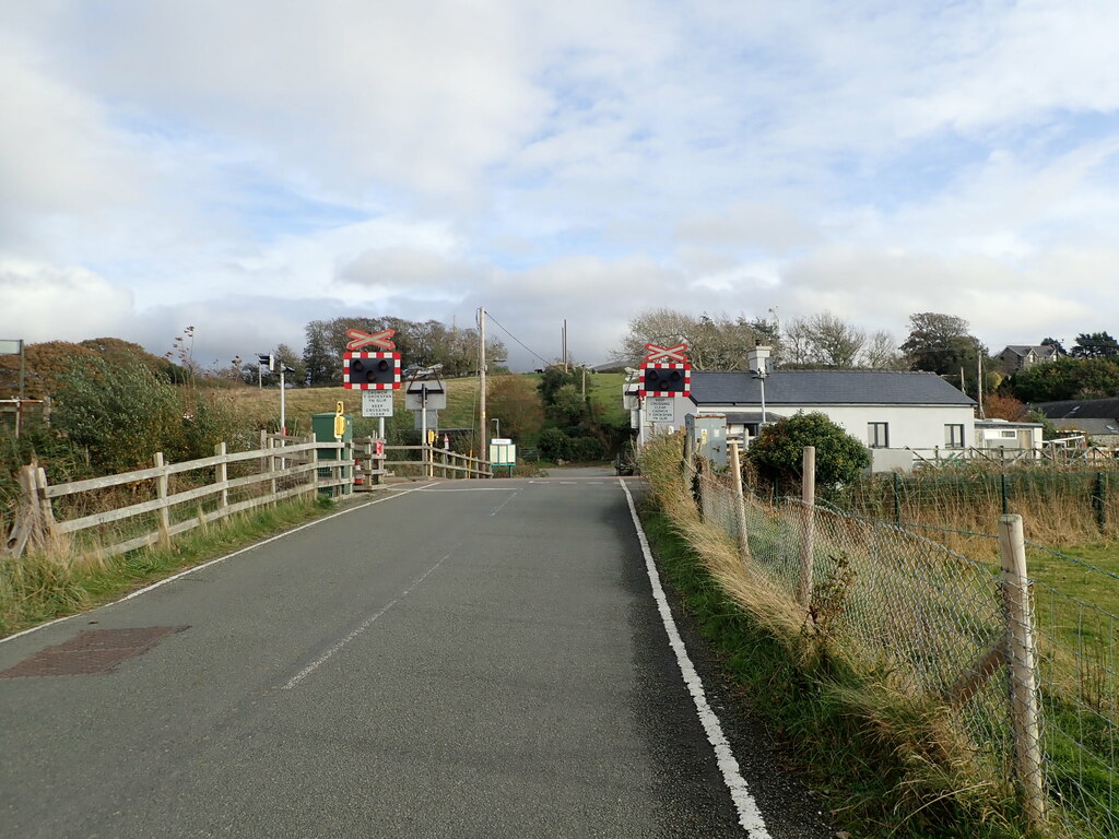 Level Crossing At Llanbedr Halt Eirian Evans Geograph Britain And