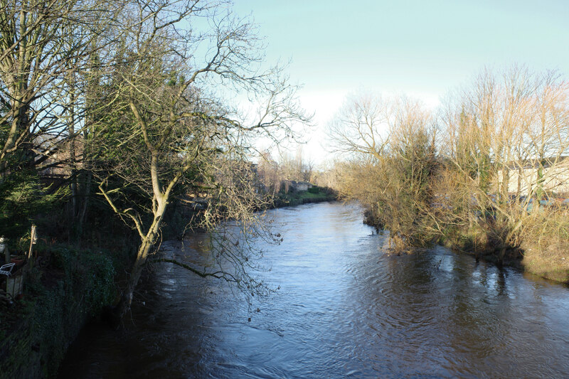 The River Calder Seen From Hopton Habiloid Geograph Britain And