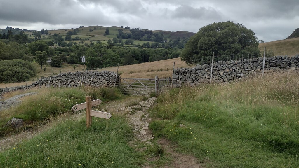 Footpath Junction Shaun Ferguson Geograph Britain And Ireland