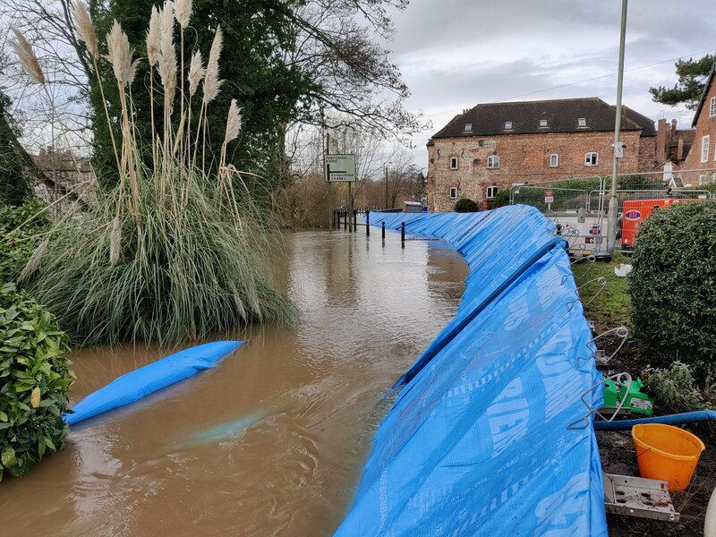 Flood Defences In Bewdley Mat Fascione Geograph Britain And Ireland