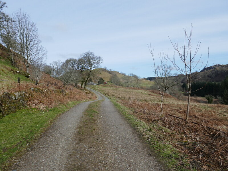 Track To Carnasserie Farm Jonathan Thacker Geograph Britain And