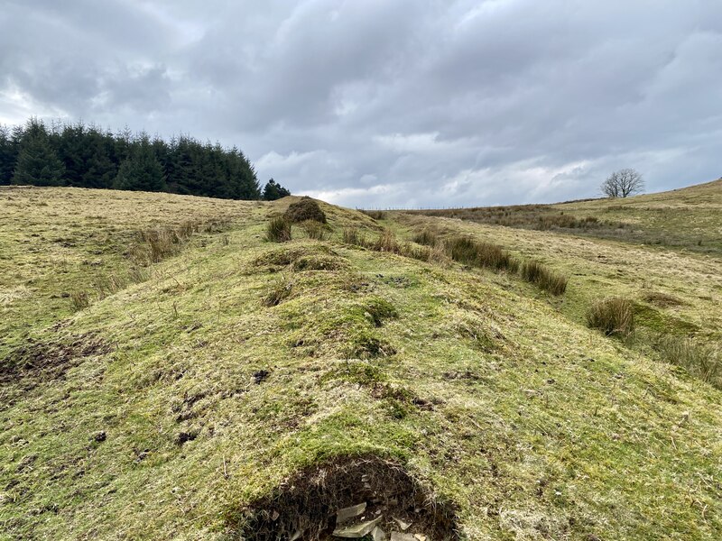 Short Ditch Facing Southwest Alan Hughes Geograph Britain And Ireland