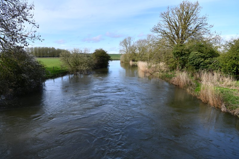 Thorpe Waterville The River Nene Michael Garlick Geograph Britain