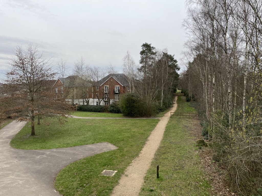 Footpath By The Railway Mr Ignavy Geograph Britain And Ireland