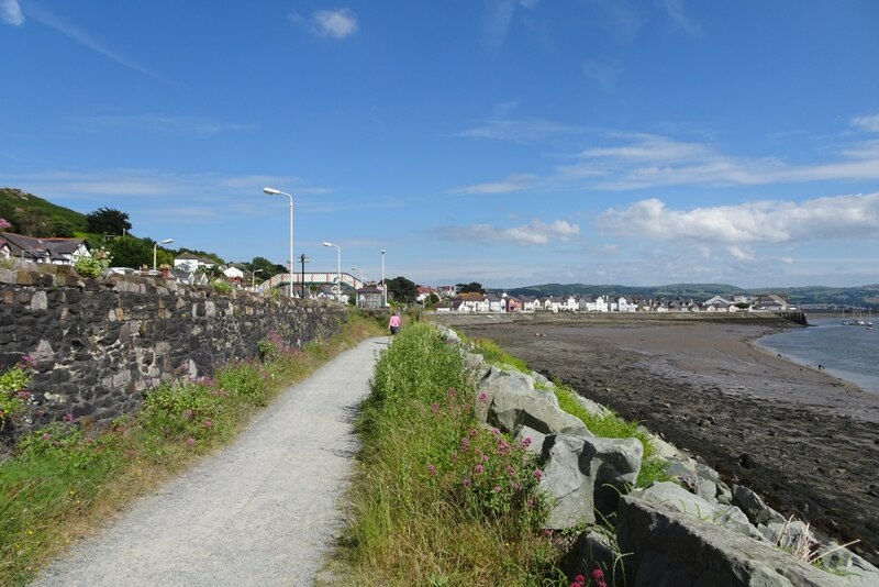 Coast Path Near Deganwy Railway Station Ds Pugh Geograph Britain