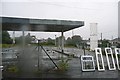 Disused filling station in Penywaun