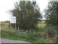 Footpath on to restored colliery tip, Blaencaerau