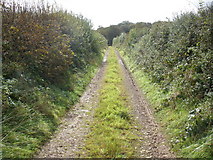 SR9399 : Track to Corston Farm by Roger Cornfoot