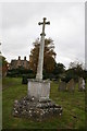 War memorial in Longworth churchyard