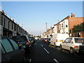 Looking westwards along Tredegar Road