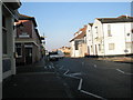 Looking westwards along Highland Road