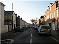 Looking southwards down Adair Road