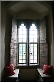 TQ8353 : Queen's Room window by Richard Croft