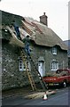 Thatching in Progress