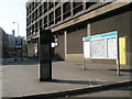 Information board outside car park in Minories