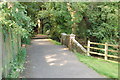 Green Lane crosses Sweatford Water, Fordingbridge, Hampshire