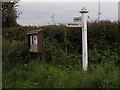 Roadsign and parish noticeboard, Netherexe