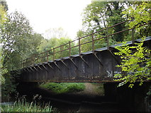 SK5039 : Railway Bridge over the Nottingham Canal by Oxymoron