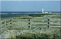 NT7277 : Barns Ness Lighthouse by Sarah Charlesworth