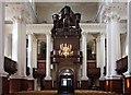 TQ3381 : Christ Church, Spitalfields - Organ loft by John Salmon