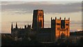 NZ2742 : Late evening light on Durham Cathedral by Mike Quinn