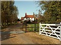 The entrance to Kitchen Hall Farm