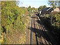 Stansted Mountfitchet: Railway line at the Stoney Common Road bridge