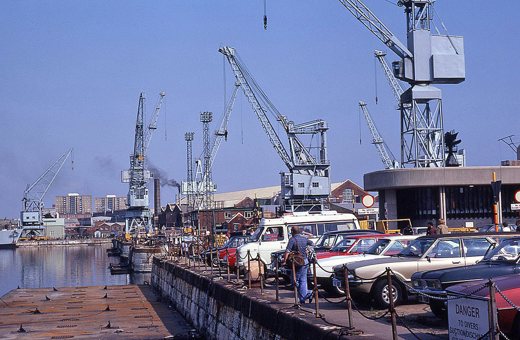 Cranes of Portsmouth Dockyard.