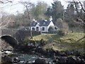 Cottage by Culag bridge, Lochinver