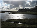 The estuary of Afon Ffraw at Aberffraw