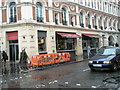 Roadworks in Garrick Street