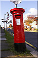 George V Pillar Box on corner of South Lodge Drive and Carlton Avenue, London N14