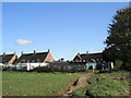 Rear of houses in Garsons Road as seen from footpath on way to Tuppenny Lane