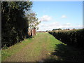 Ramshackle old barn on footpath to Garsons Road