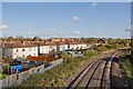 Railway lines approaching Eastleigh Station