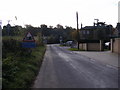 Approaching Little Bealings Level Crossing on The Street