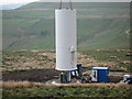 SD8219 : Turbine Tower No 26 construction site by Paul Anderson