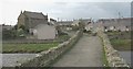 View westwards across the old bridge towards the village of Aberffraw