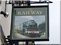 The Railway pub sign