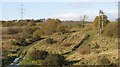 Waste ground by the power station site