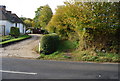 The Beginning of a footpath near Oakfields